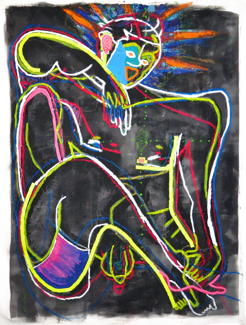 pintura dibujo pulsion de muerte lomastro luciano