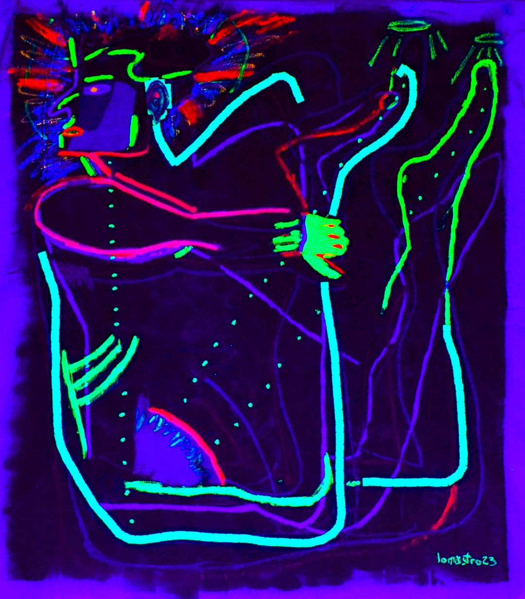 pintura dibujo pulsion de muerte lomastro luciano