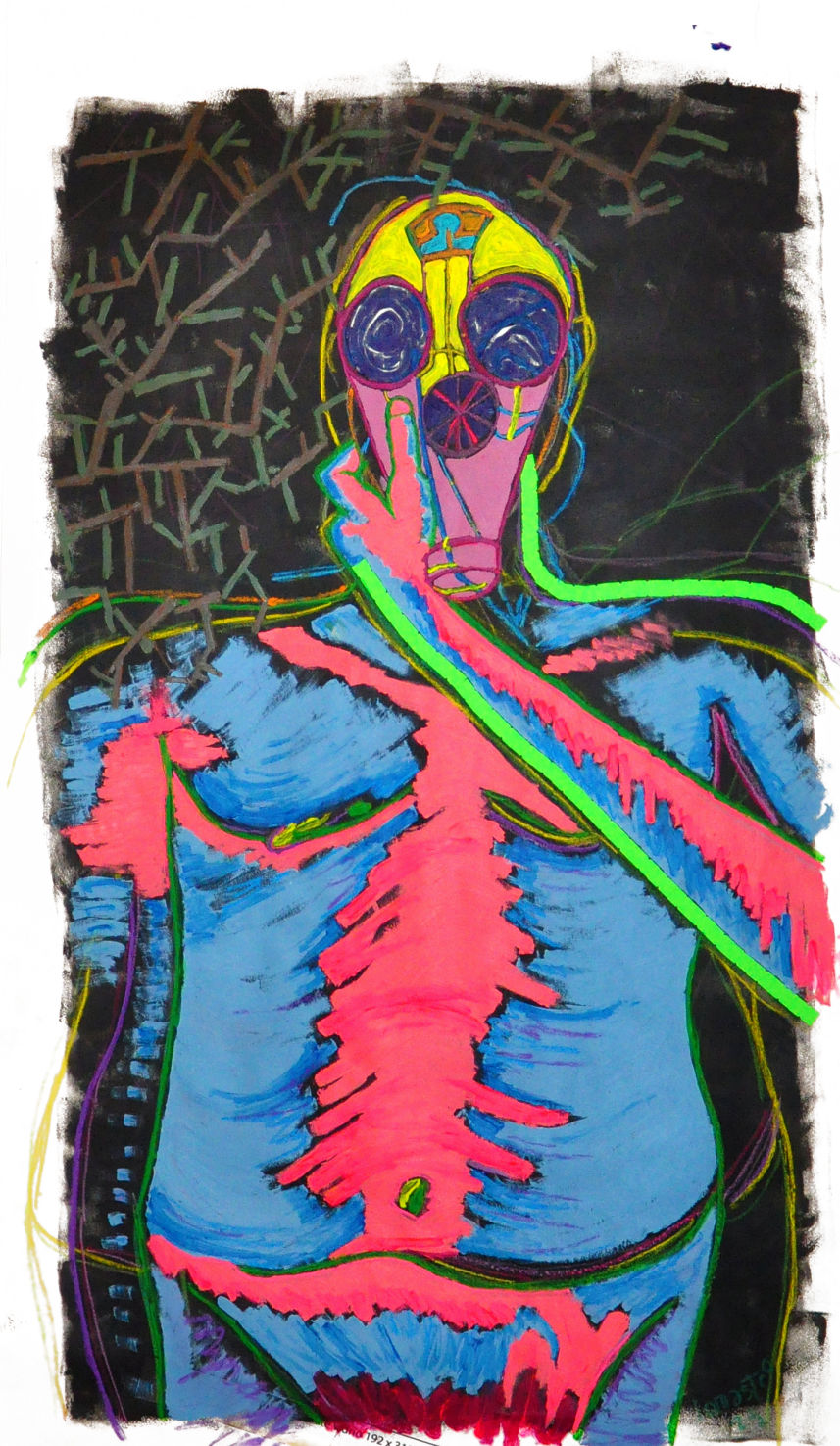 pintura dibujo pulsion de muerte lomastro luciano