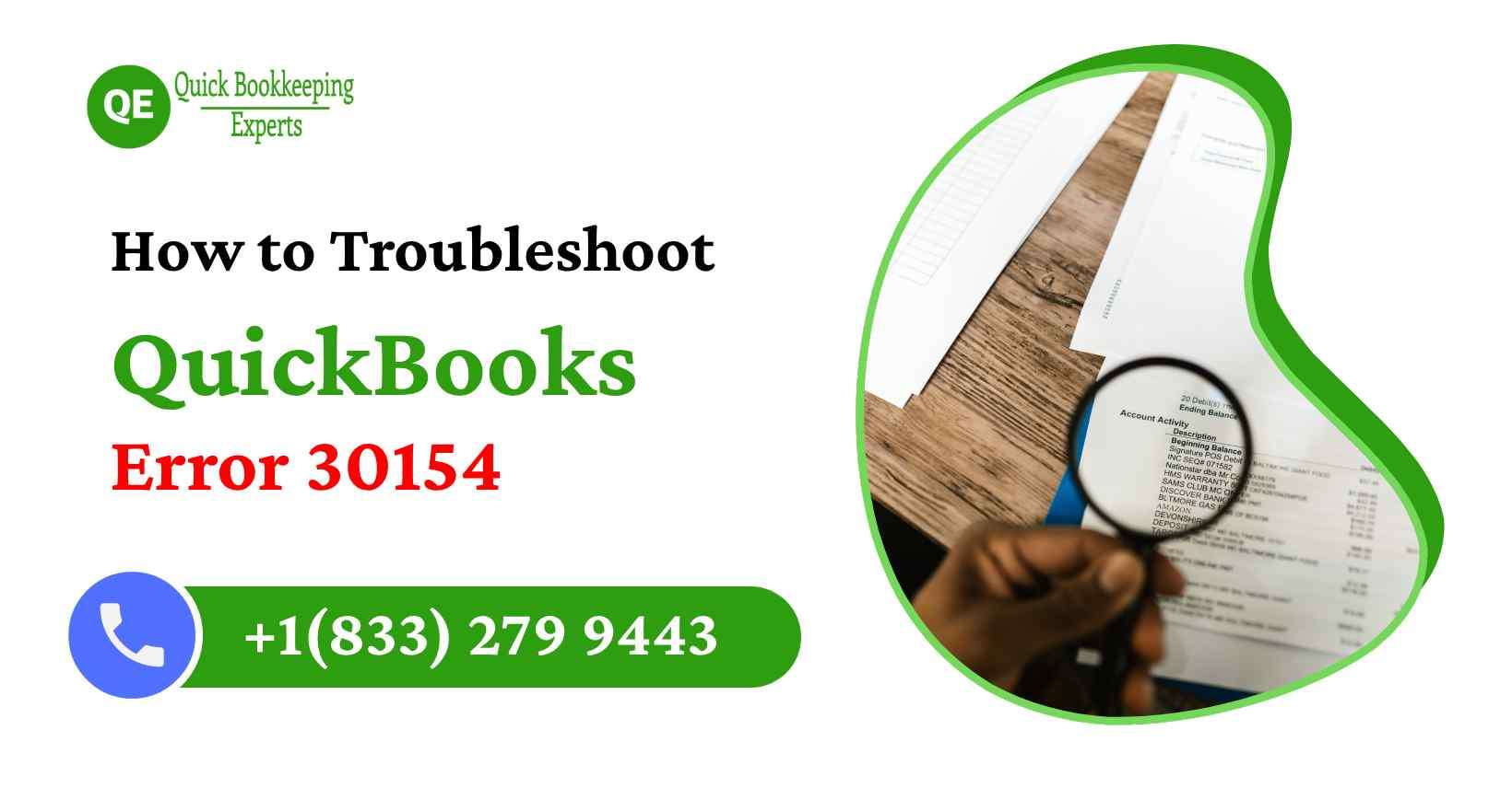 fix quickbooks error 30154