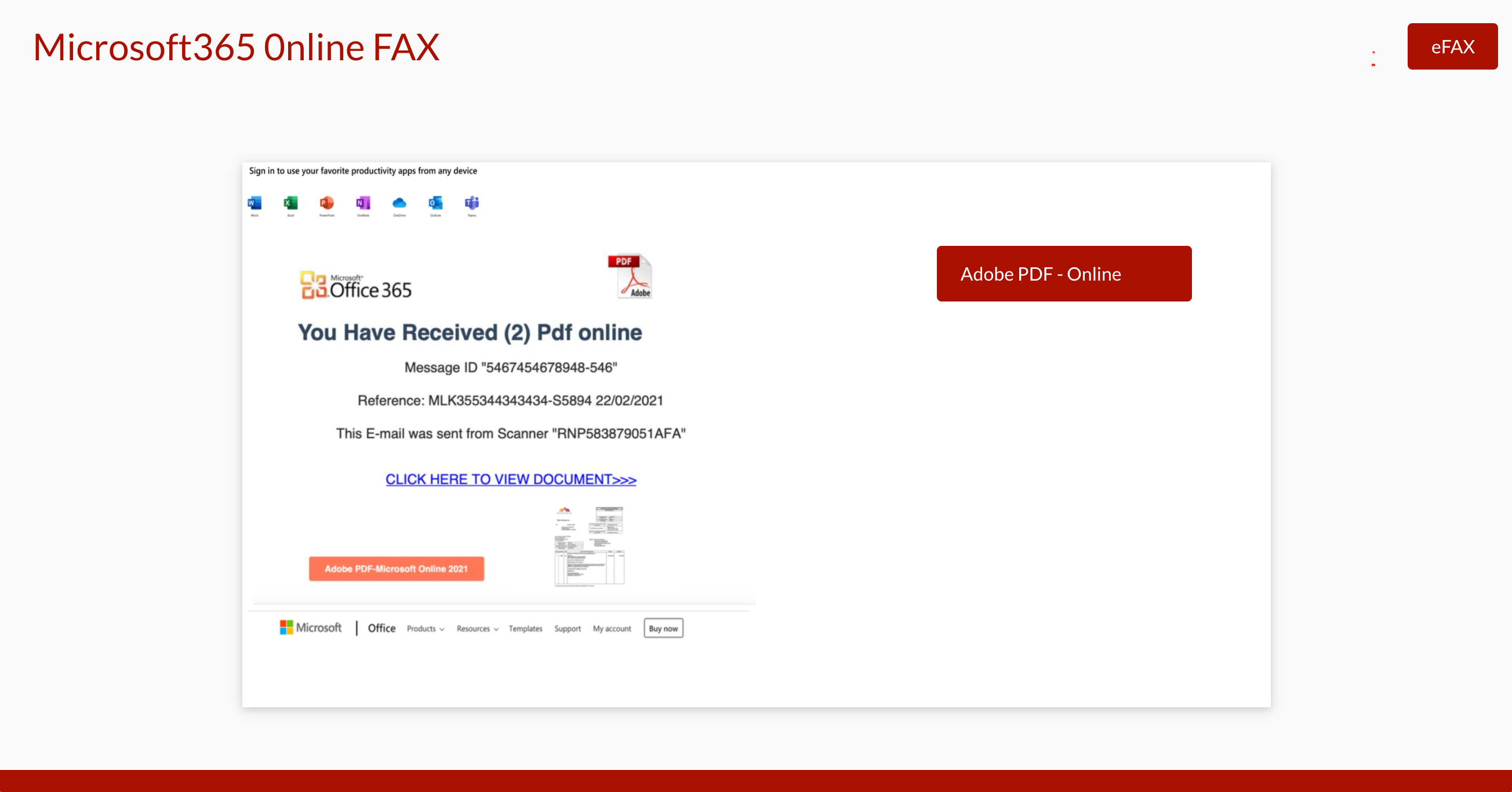Secured e-message