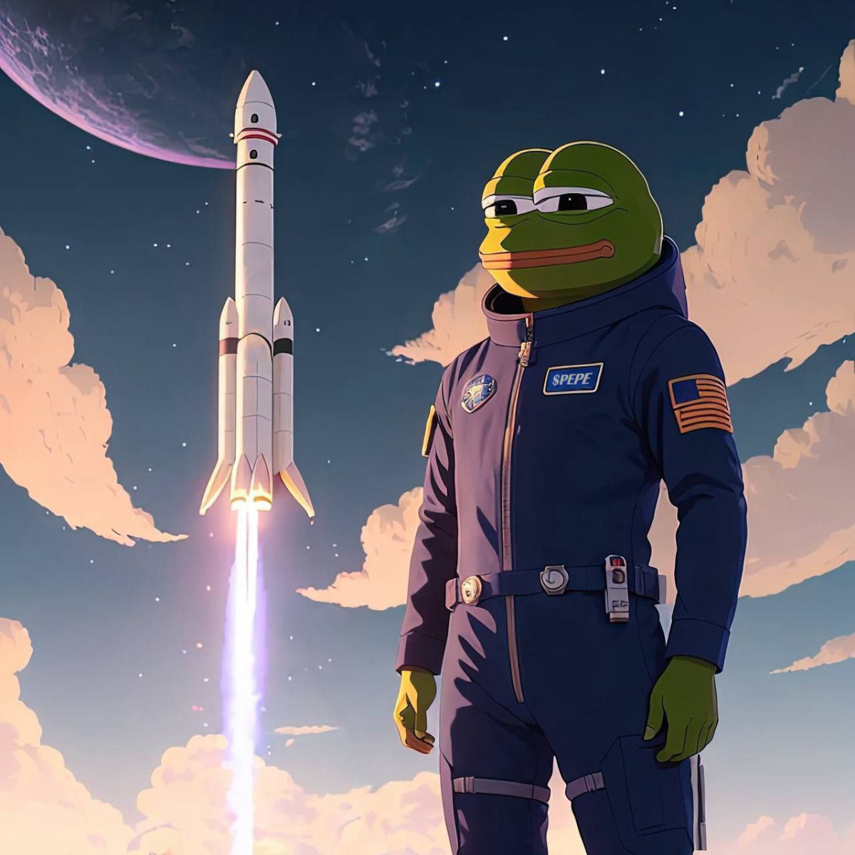 Pepe to the moon