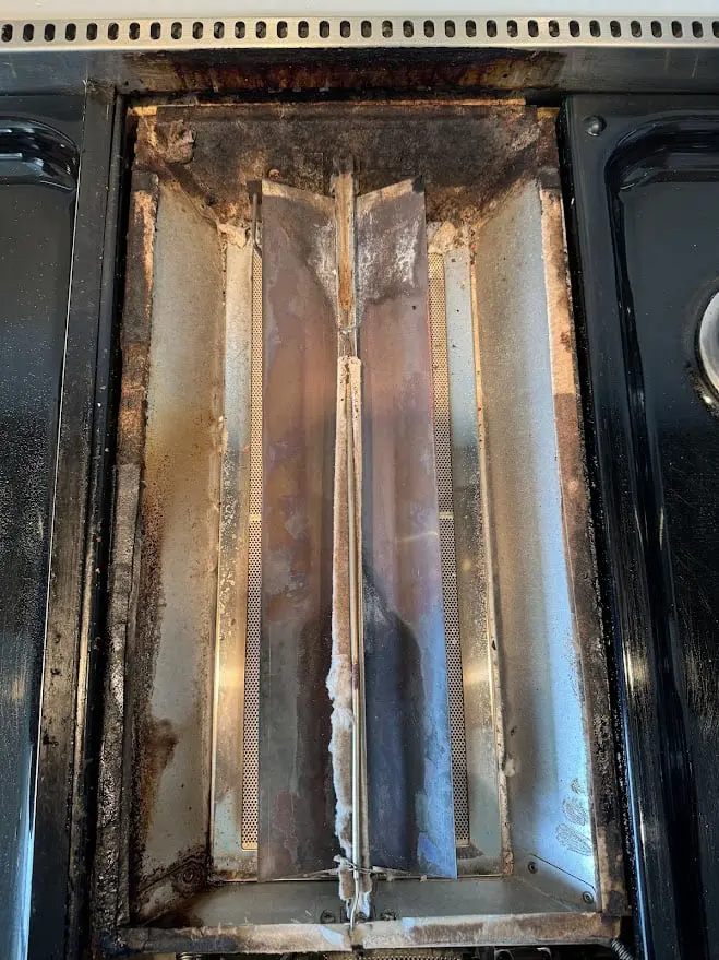 Range grill repair