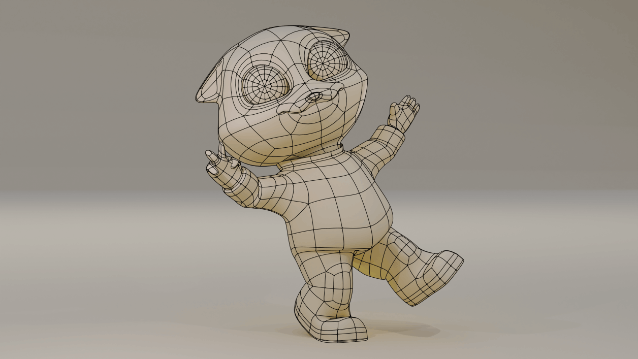 Hoshi Falling Wireframe by Adrián Holguín