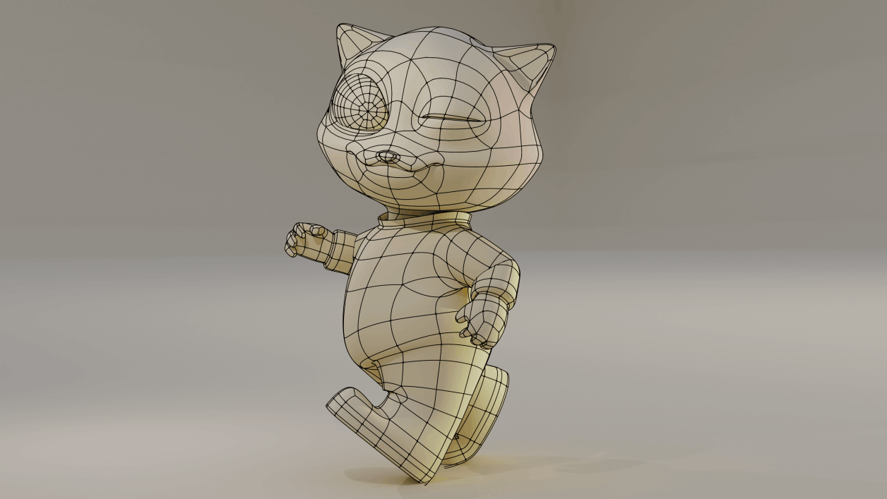 Hoshi Walking Wireframe by Adrián Holguín