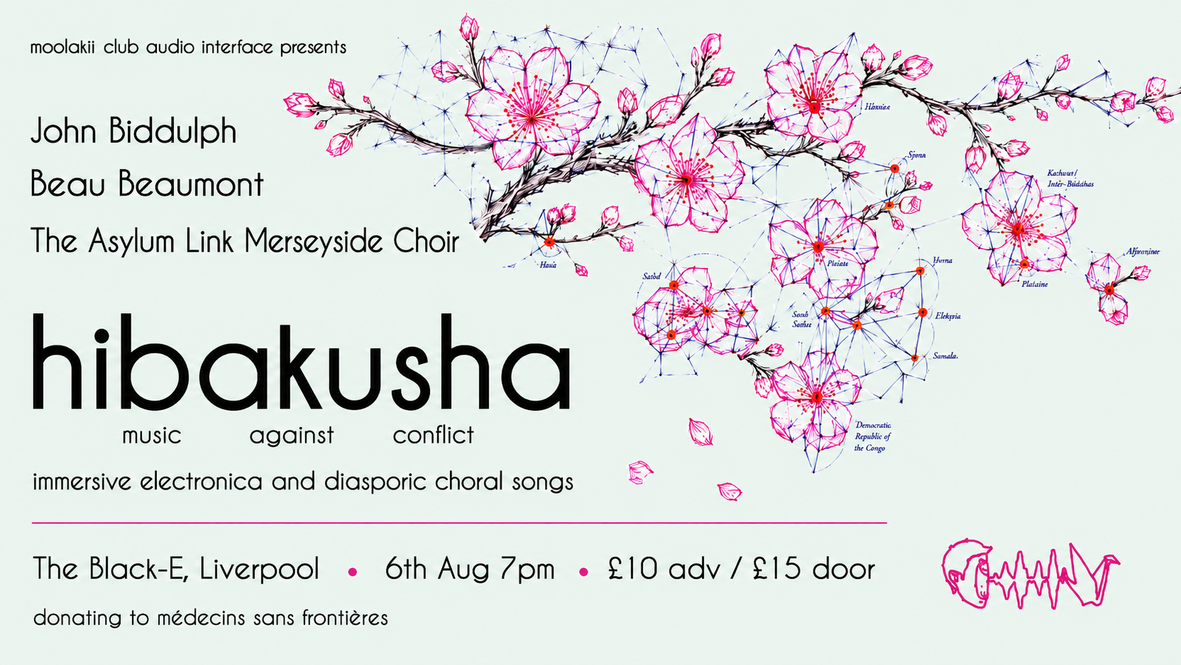Hibakusha  : John Biddulph, Beau Beaumont and the ALM Choir live at The Black-E Liverpool 6th August