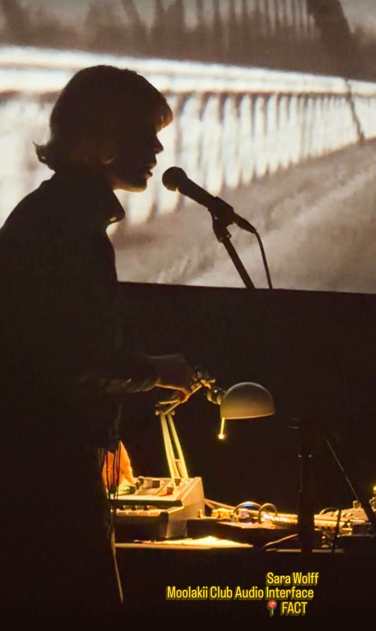 Sara Wolff Live at FACT LIverpool : Live Soundtracks to Silent Films : Moolakii Club Audio Interface : Live immersive experimental electronica