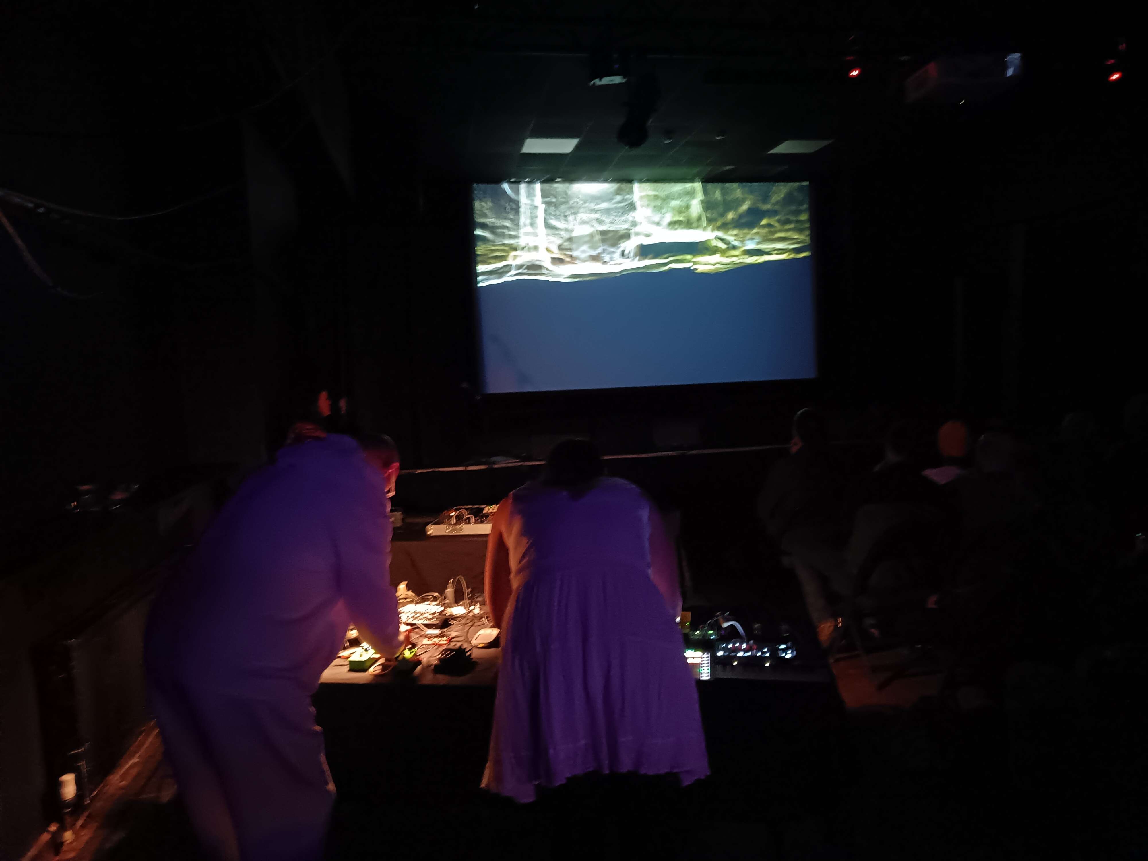 SI/VX : Live Soundtracks to Mark Leckey Films : Selector at Future Yard with Tate Liverpool : Moolakii Club Audio Interface : Live immersive experimental electronica