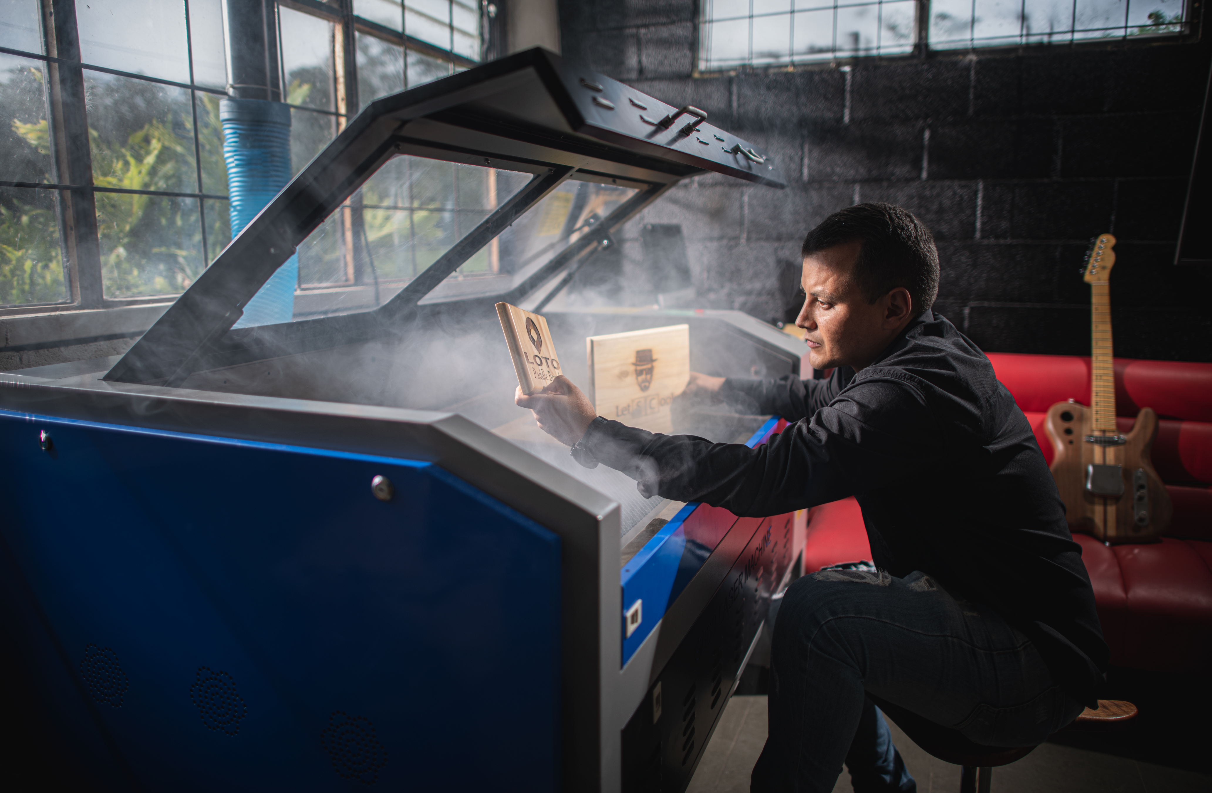 Corte grabado e impresión cnc