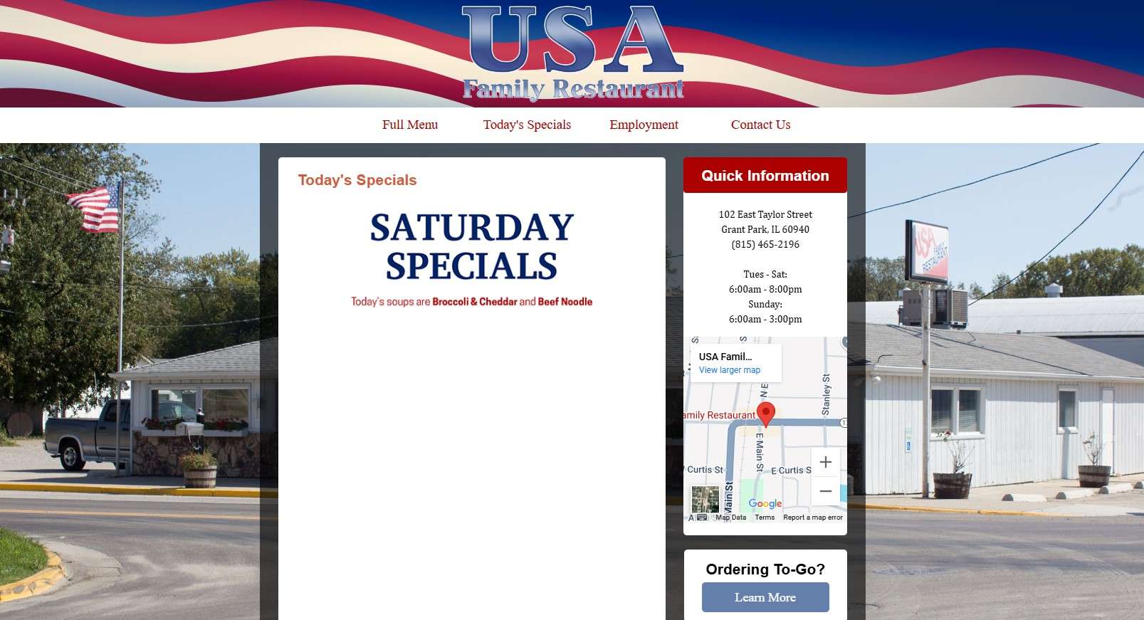 http://usafamilyrestaurant.com/